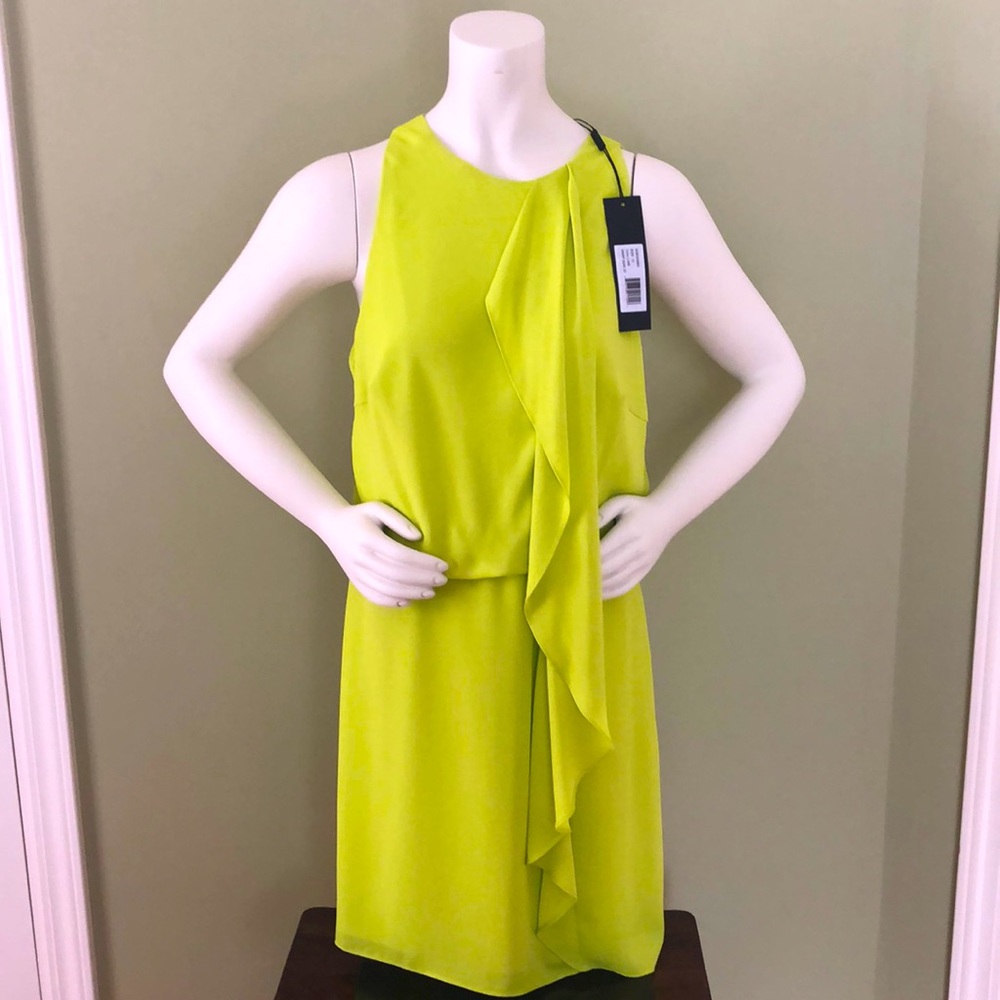 Halston Heritage lime dress, size 10